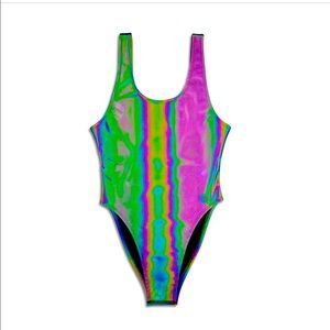 Flex living reflective swim suit